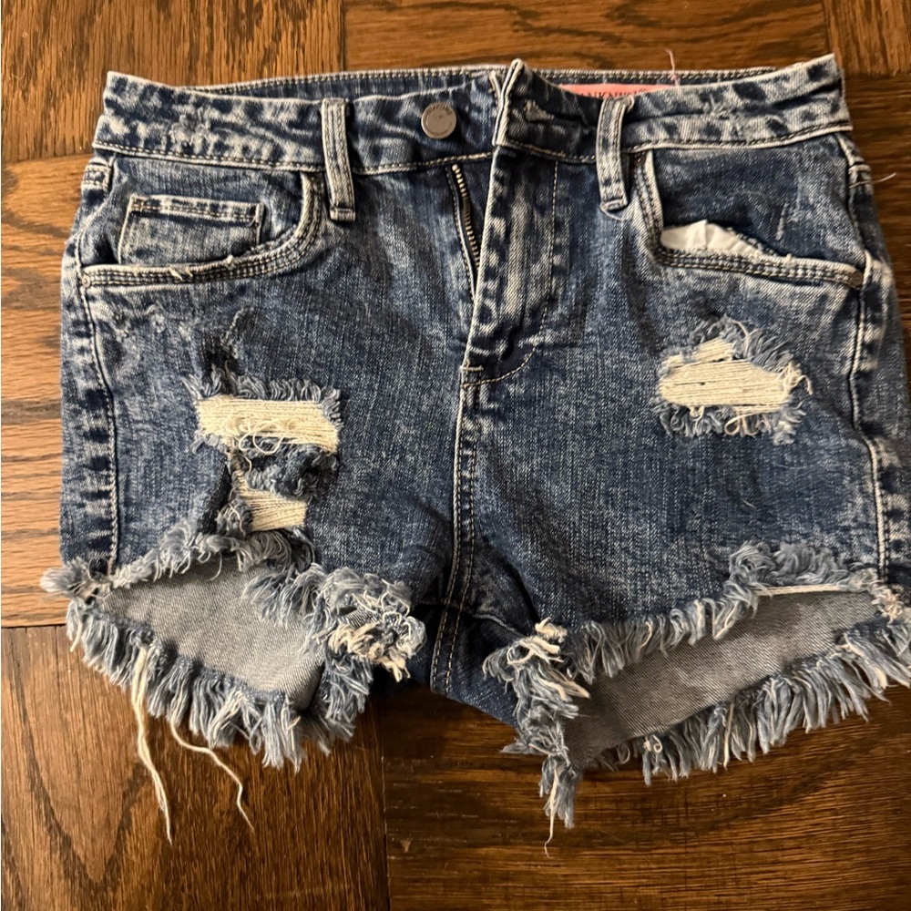 Blank NYC Distressed Denim Kids Shorts